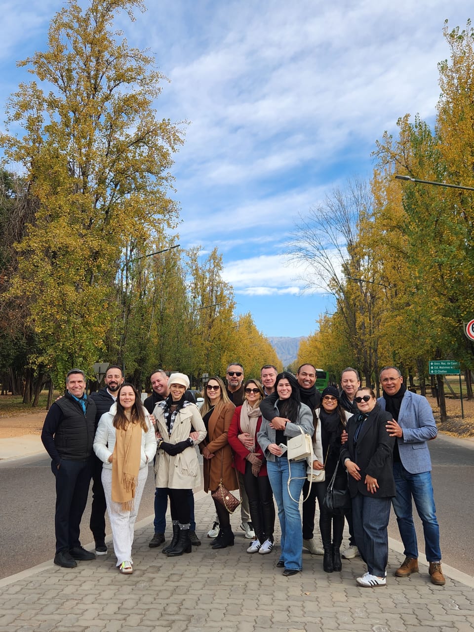 Tourists in San Martin Park